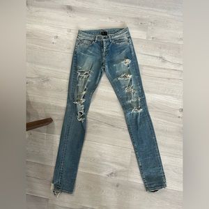 Saint Laurent distressed jeans